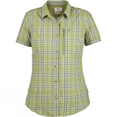 Camisa Fjallraven Abisko Hike Manga Corta Mujer - Verde - Chile RCP753082